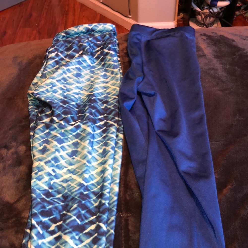 High waisted silky active wear leggings
